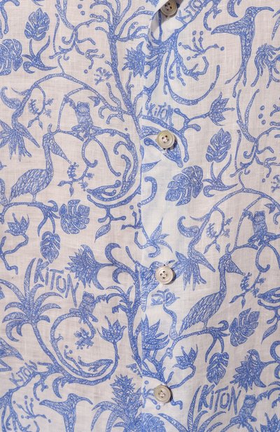 Льняная рубашка KITON, арт. UMC024H08902, фото 5