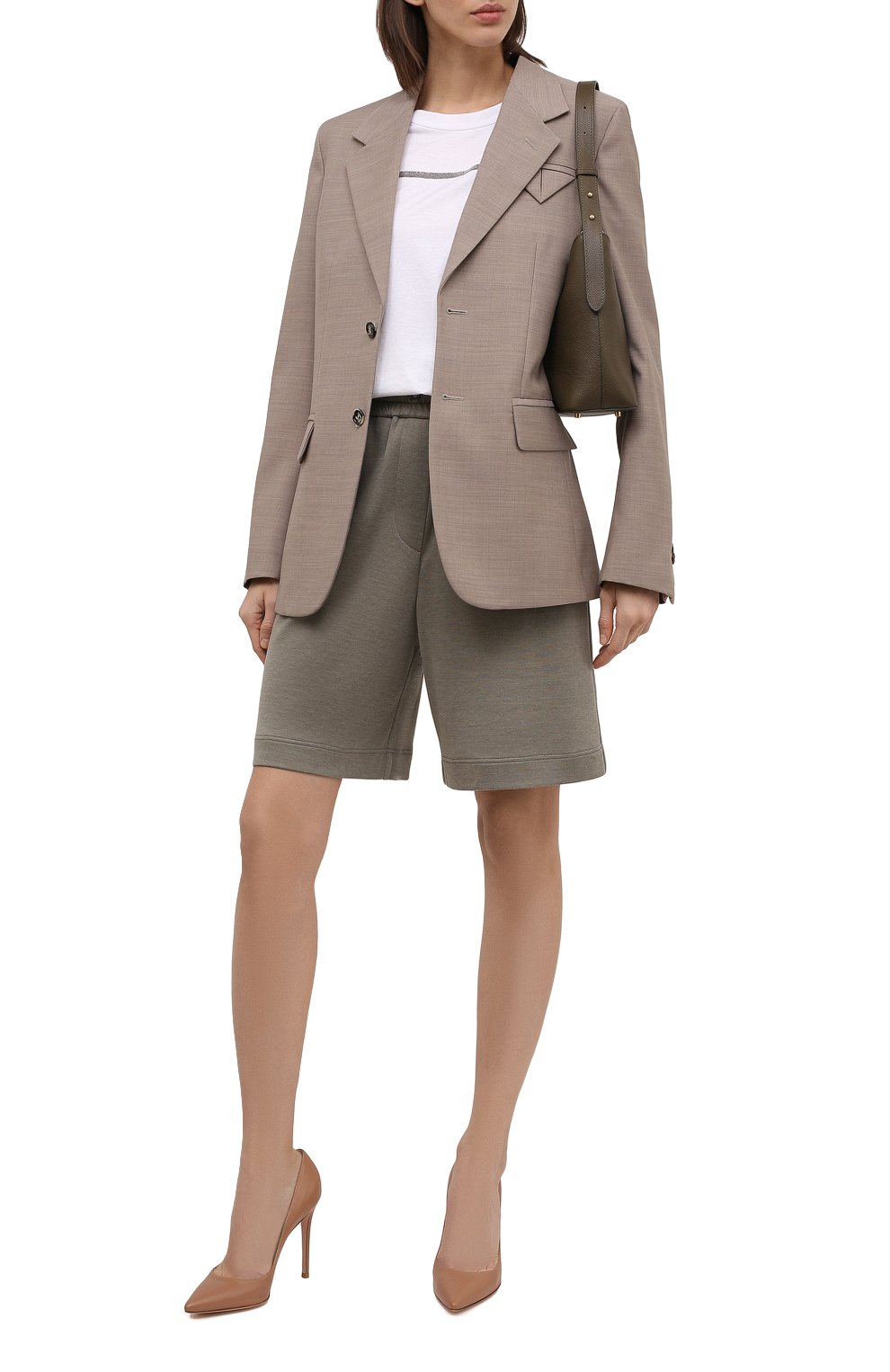 Шорты из хлопка и шелка BRUNELLO CUCINELLI, арт. MD828BN499, фото 2