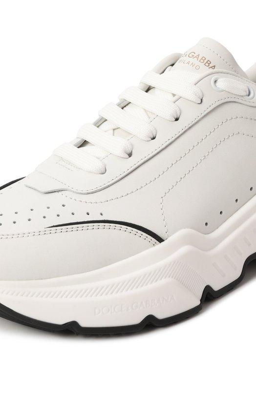 Кожаные кроссовки Daymaster Dolce & Gabbana CK1791/AX589 Белый  CK1791/AX589 Фото 7