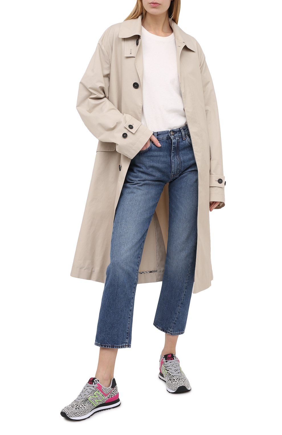 Комбинированные кроссовки 574 NEW BALANCE, арт. WL574ANA/B, фото 2