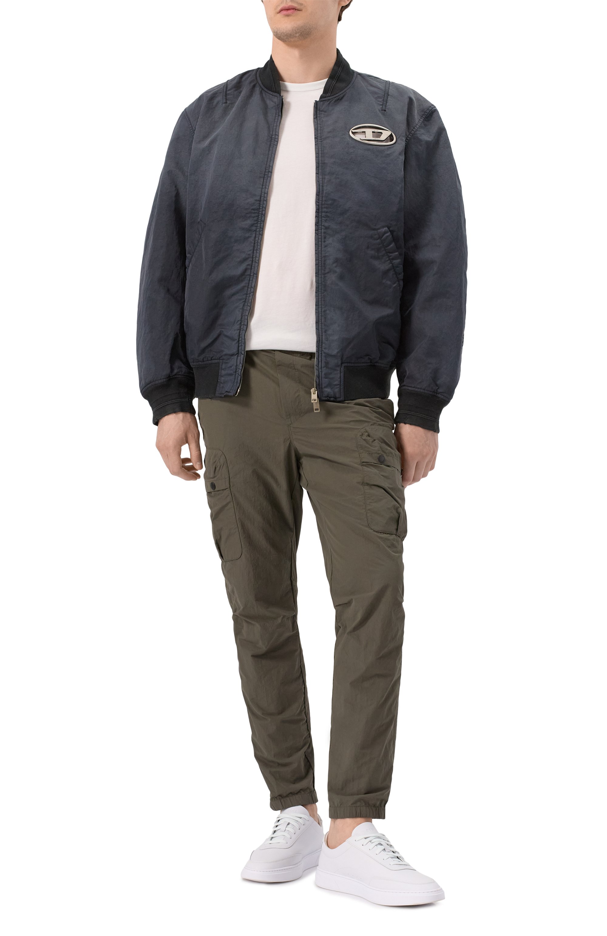 Джоггеры PARAJUMPERS хаки цвета по цене 27400 руб., арт. PMPASJ09, фото 2 Джоггеры PARAJUMPERS, арт. PMPASJ09, фото 2