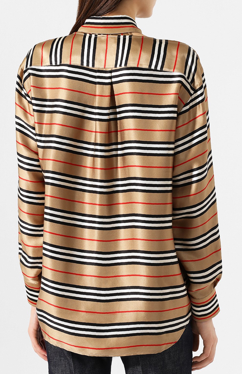 Шелковая рубашка BURBERRY, арт. 4560922, фото 4