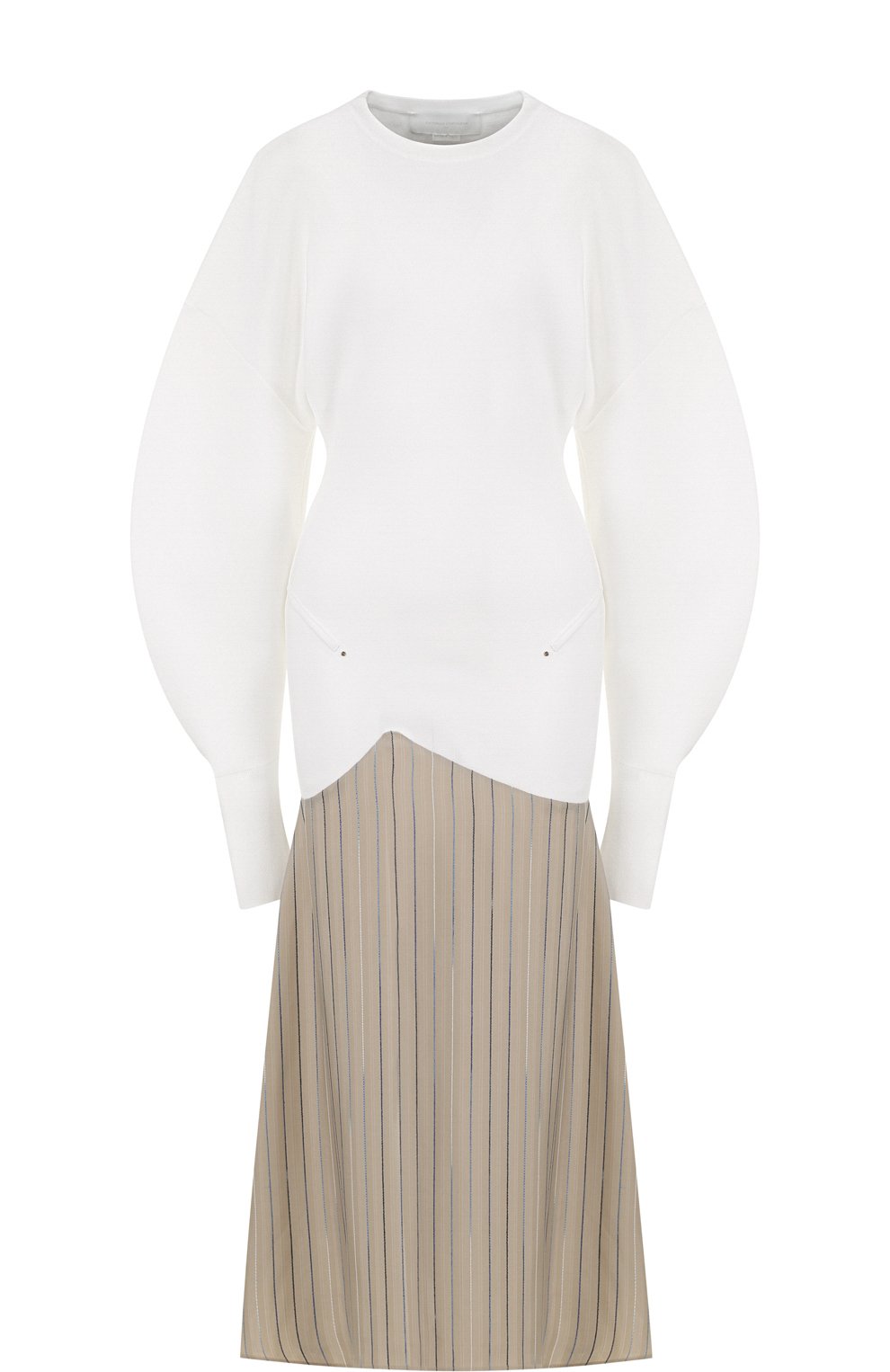 Приталенное платье-миди с объемными рукавами ESTEBAN CORTAZAR, арт. R8D02/0F0007/CAPRI KNIT, фото 1