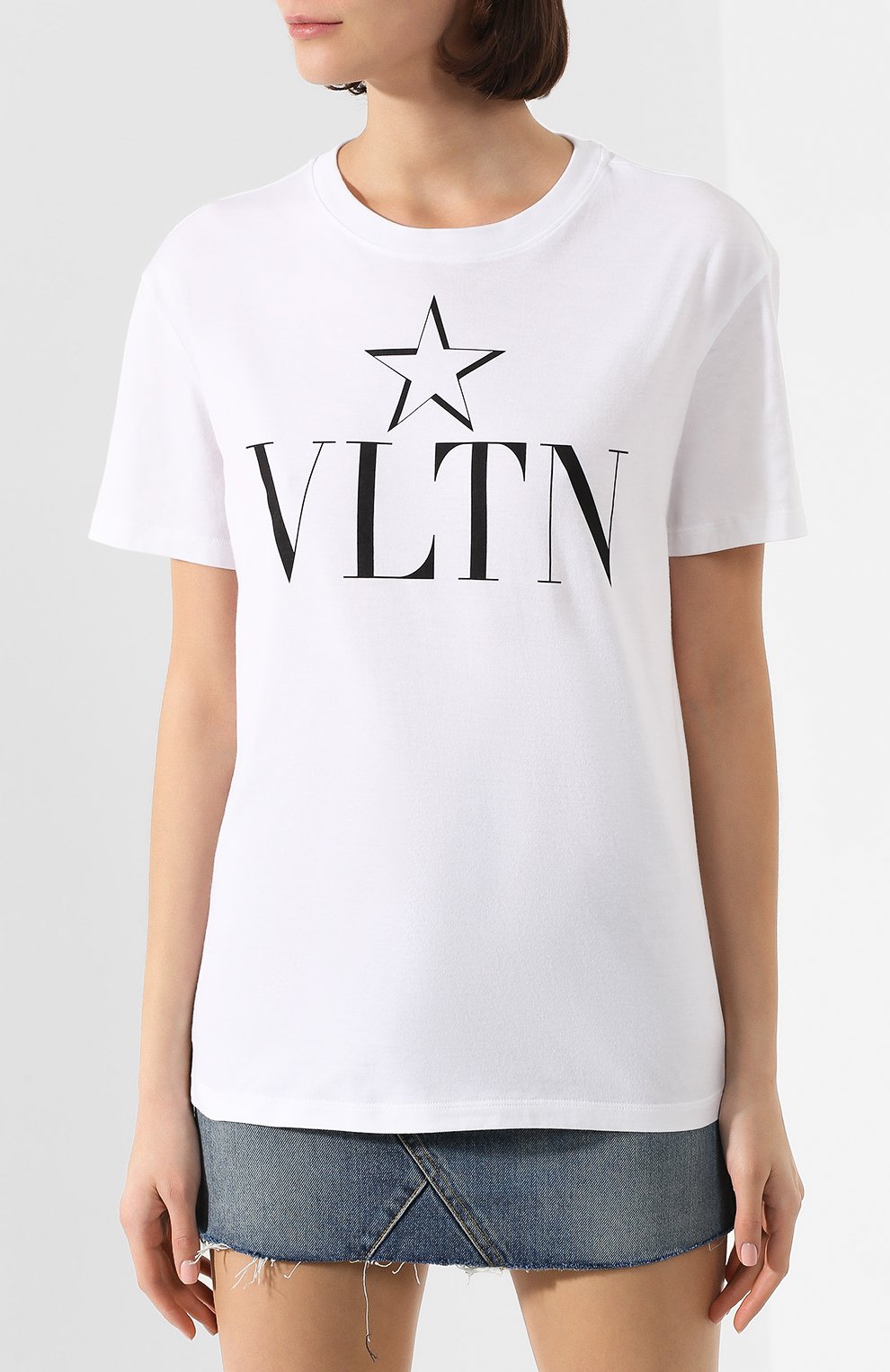 Хлопковая футболка VALENTINO, арт. TB3MG05I5B2, фото 3