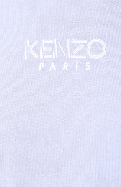 Хлопковая футболка KENZO сиреневого цвета по цене 10750 руб., арт. FA55TS5024AB, фото 5 Хлопковая футболка KENZO, арт. FA55TS5024AB, фото 5