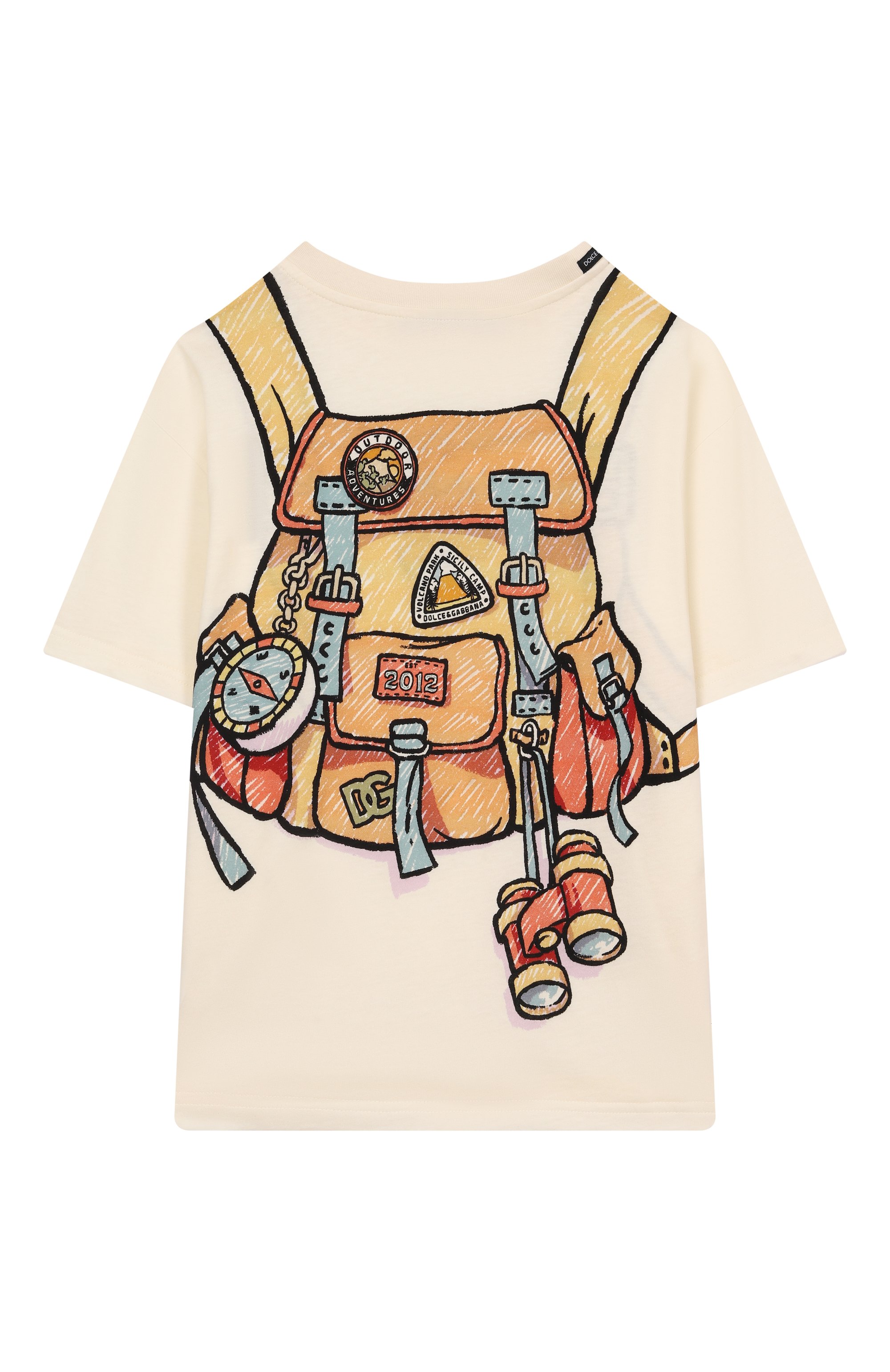 Хлопковая футболка DOLCE & GABBANA, арт. L4JTHV/II7IP/8-12+, фото 2