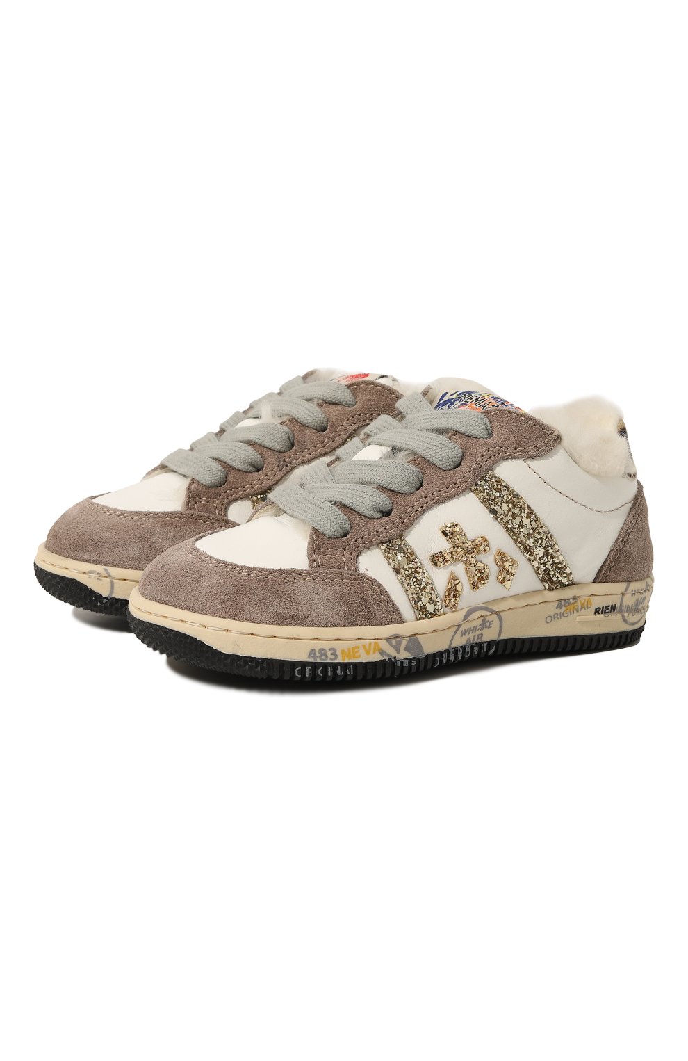 Утепленные кеды wally PREMIATA WILL BE бежевого цвета по цене 23800 руб., арт. 19M321855/WALLY M/27-35, фото 1 Утепленные кеды wally PREMIATA WILL BE, арт. 19M321855/WALLY M/27-35, фото 1