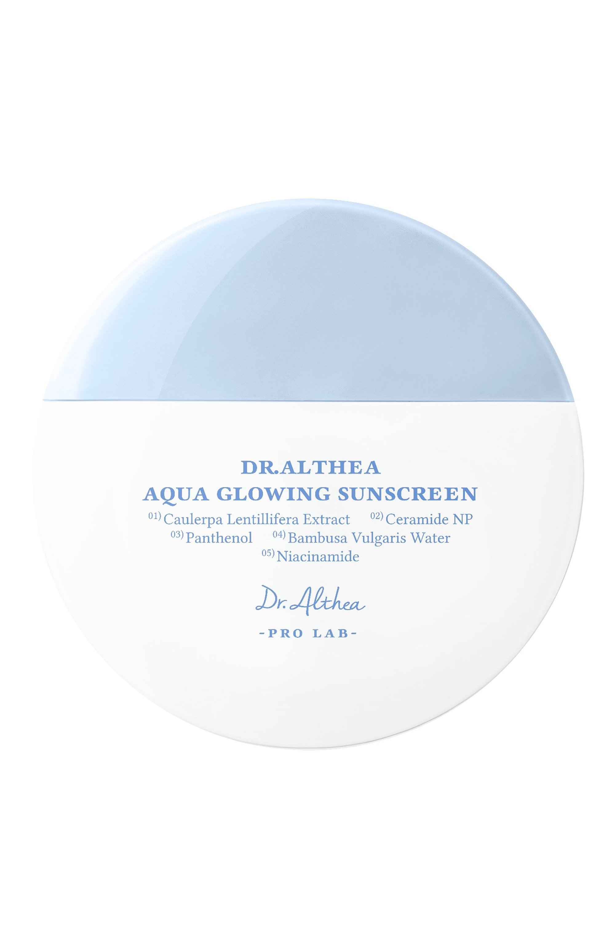 Увлажняющий солнцезащитный крем aqua glowing sunscreen spf 50+ pa++++ (45ml) DR. ALTHEA бесцветного цвета по цене 2270 руб., арт. 255828, фото 1 Увлажняющий солнцезащитный крем aqua glowing sunscreen spf 50+ pa++++ (45ml) DR. ALTHEA, арт. 255828, фото 1