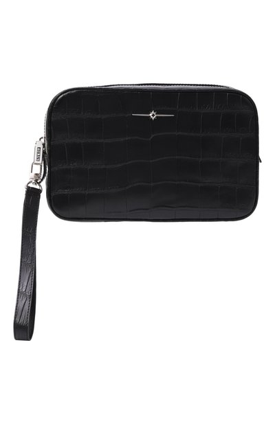 Кожаная борсетка из крокодила AURUS COLLECTION, арт. NS001BKS, фото 4