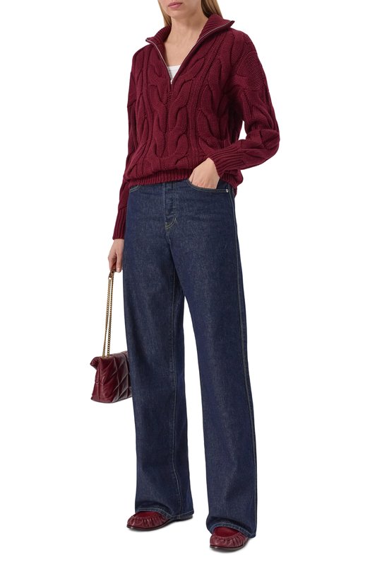 Шерстяной свитер MVST M25.1MW.K012/ATENE Бордовый  M25.1MW.K012/ATENE Фото 2