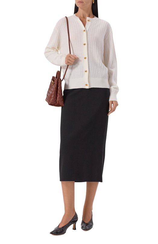 Кожаные туфли Sofia Bottega Veneta 837884/V3H90 Чёрный  837884/V3H90 Фото 3