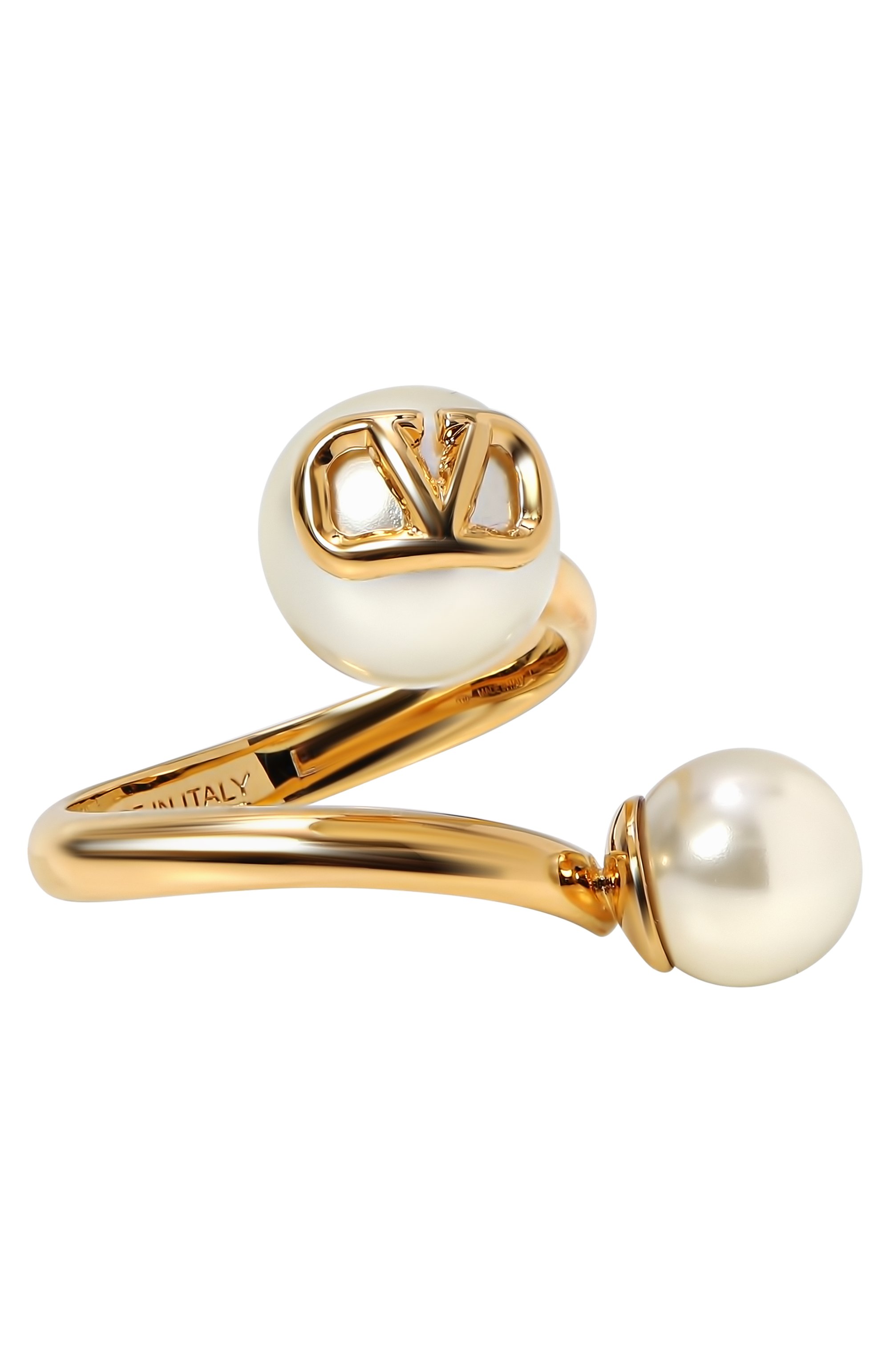 Кольцо VALENTINO золотого цвета по цене 39950 руб., арт. 5W2J0W79/UXM, фото 1 Кольцо VALENTINO, арт. 5W2J0W79/UXM, фото 1