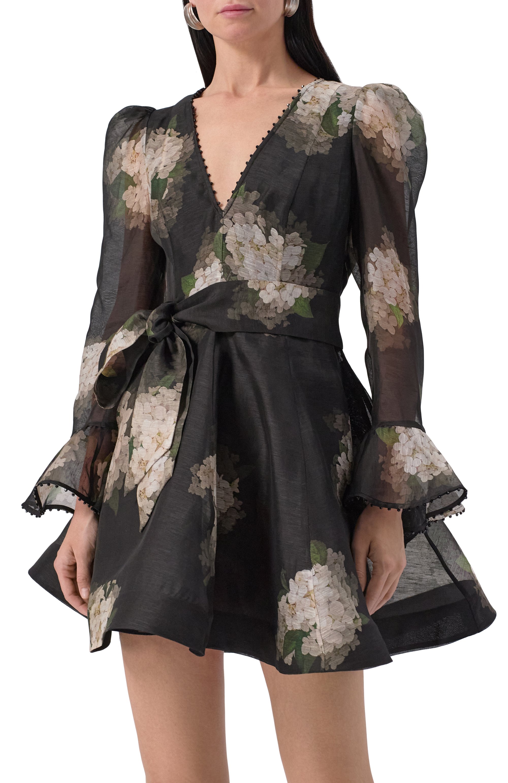 Платье изо льна и шелка ZIMMERMANN, арт. 4693DS253, фото 3