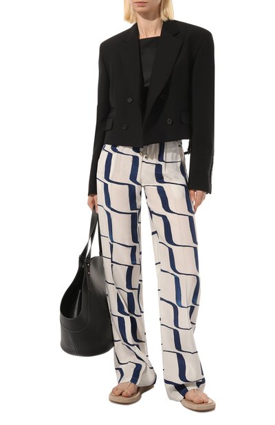 Шелковые брюки KITON, арт. D48122K0975B, фото 2