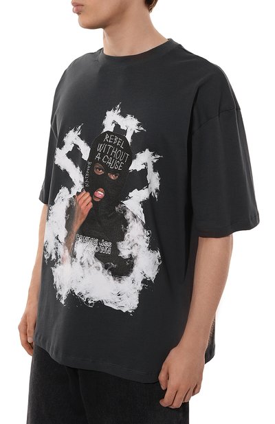 Хлопковая футболка COMME DES FUCKDOWN, арт. CFABM01450, фото 3