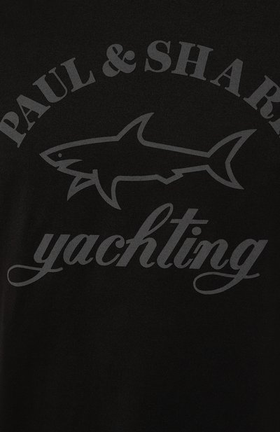 Хлопковая футболка PAUL&SHARK, арт. C0P1007/C00/3XL-6XL, фото 5