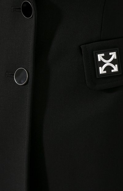 Жакет из смеси вискозы и шерсти OFF-WHITE, арт. 0WEF038R205150681000, фото 5