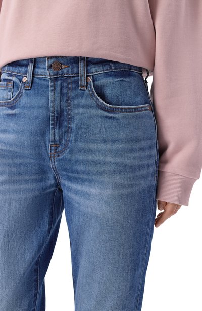 Джинсы 7 FOR ALL MANKIND синего цвета по цене 28850 руб., арт. JSDT44A0GV, фото 5 Джинсы 7 FOR ALL MANKIND, арт. JSDT44A0GV, фото 5