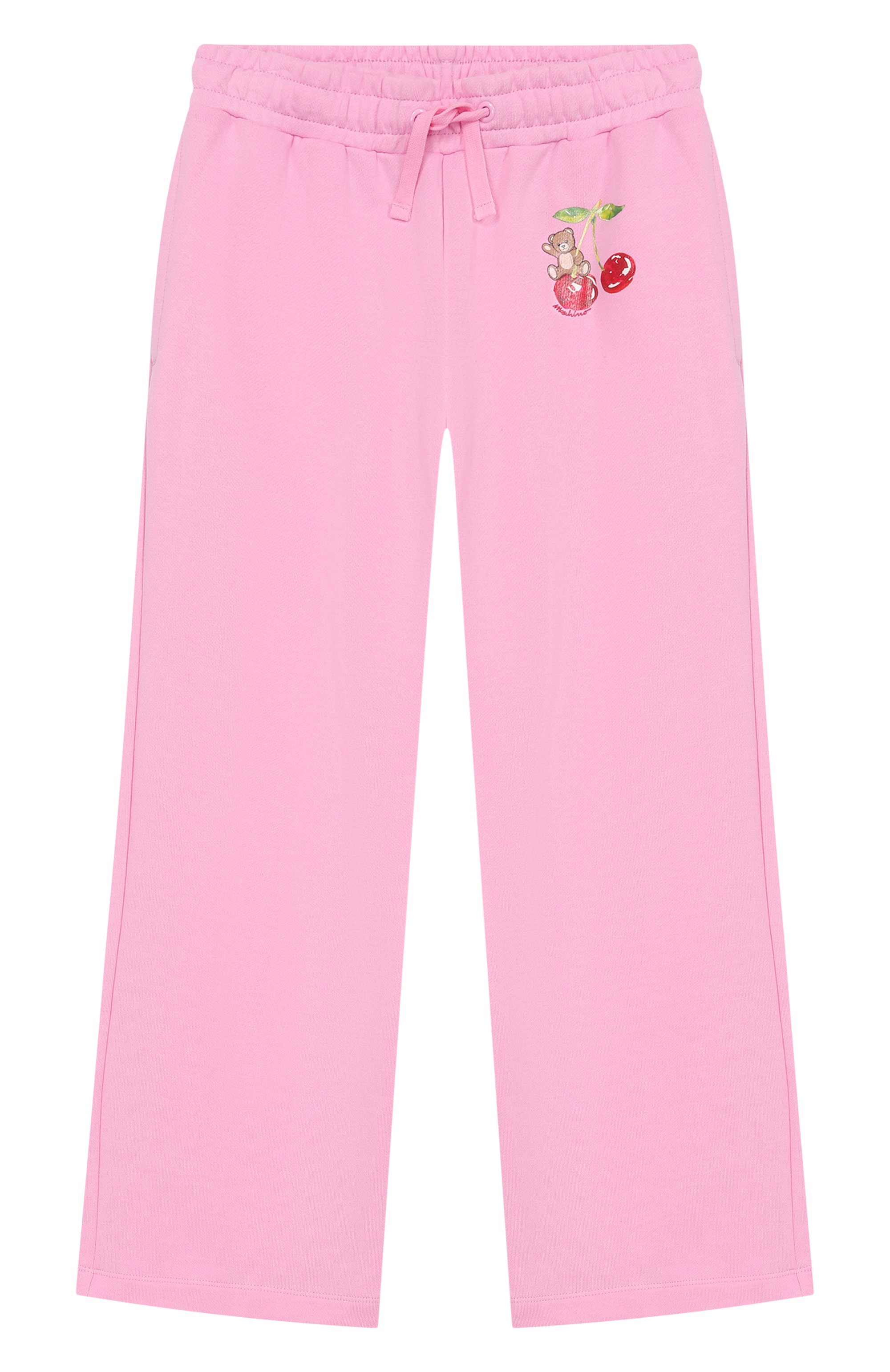 Комплект из толстовки и брюк MOSCHINO розового цвета по цене 35200 руб., арт. HDK038/LCA52, фото 4 Комплект из толстовки и брюк MOSCHINO, арт. HDK038/LCA52, фото 4