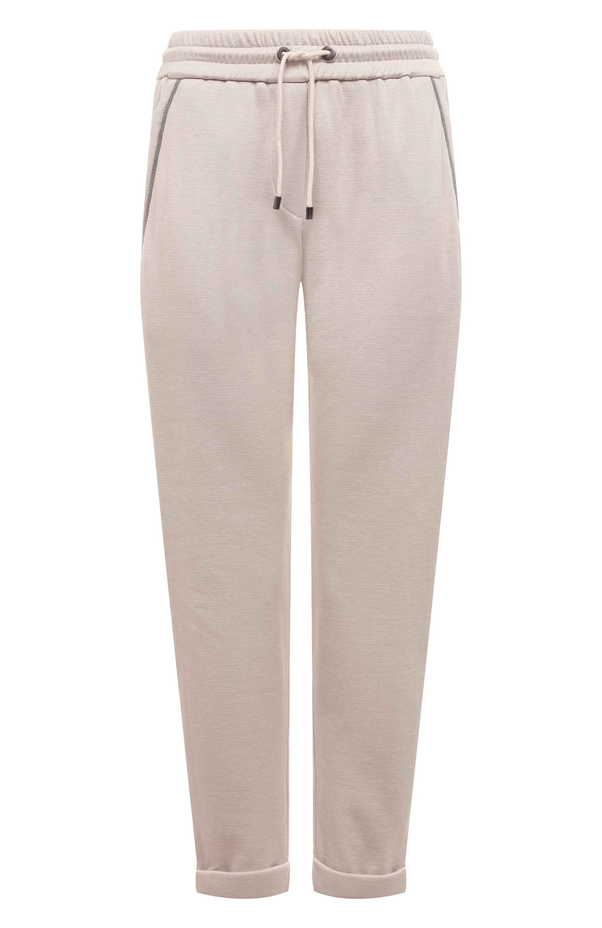 Брюки из хлопка и шелка BRUNELLO CUCINELLI, арт. MD828B1066, фото 1