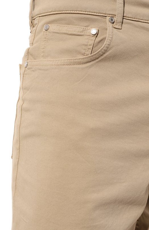 Джинсовые шорты Trussardi Бежевый, фото 5