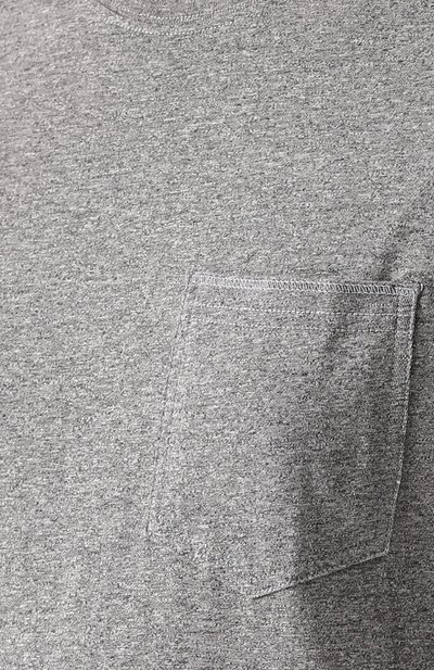 Хлопковая футболка с круглым вырезом и накладным карманом AECA WHITE, арт. P0CKET TEE LIGHT, фото 5