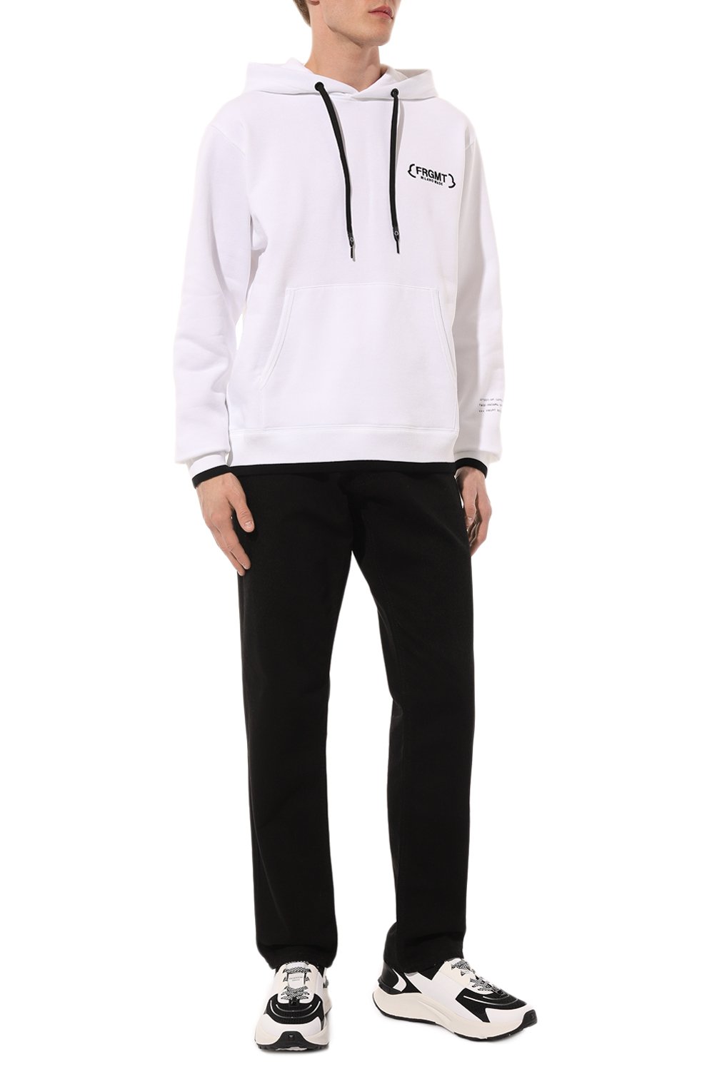 Хлопковое худи moncler genius x fragment frgmt MONCLER GENIUS, арт. 8G000-02-M2372, фото 2