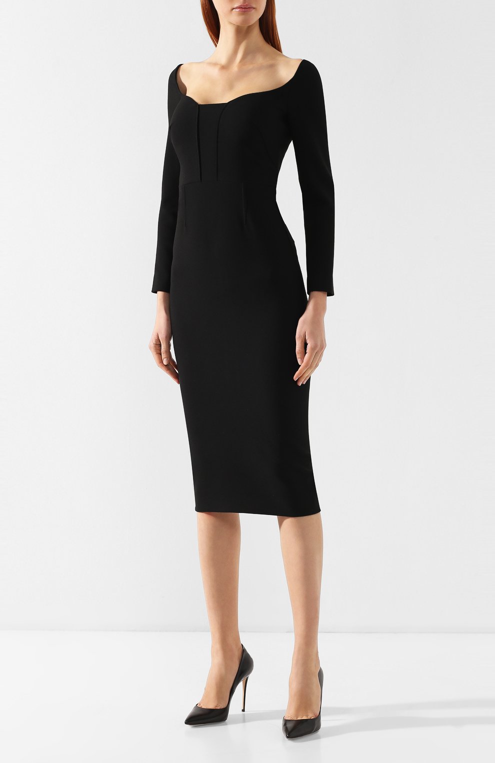 Приталенное платье-миди ROLAND MOURET, арт. PS19/S0510/F2196, фото 3