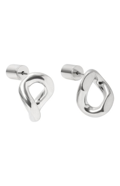 Серьги JIL SANDER серебряного цвета по цене 46250 руб., арт. J11VG0219 P6959, фото 3 Серьги JIL SANDER, арт. J11VG0219 P6959, фото 3