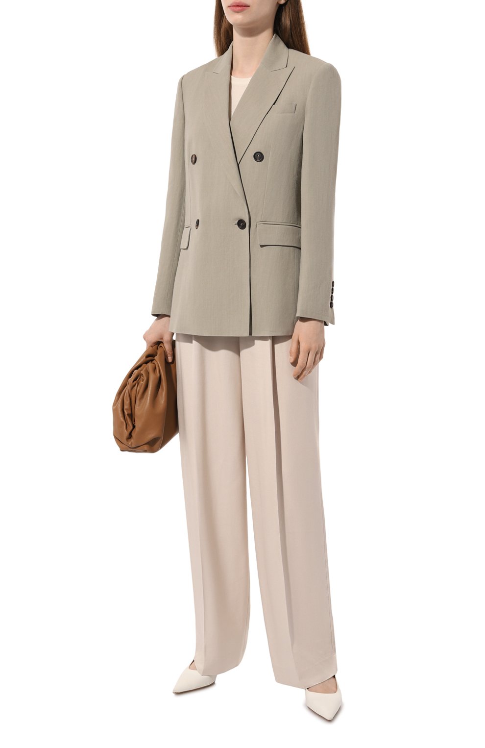 Жакет из вискозы и льна BRUNELLO CUCINELLI бежевого цвета по цене 343500 руб., арт. MH1262215, фото 2 Жакет из вискозы и льна BRUNELLO CUCINELLI, арт. MH1262215, фото 2