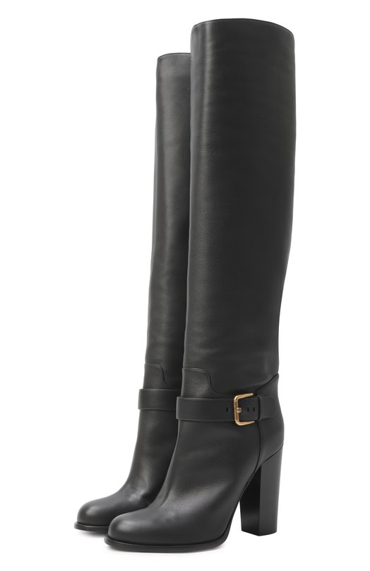 Кожаные сапоги Moss 105 Dolce & Gabbana CU1222/A0831 Чёрный CU1222/A0831