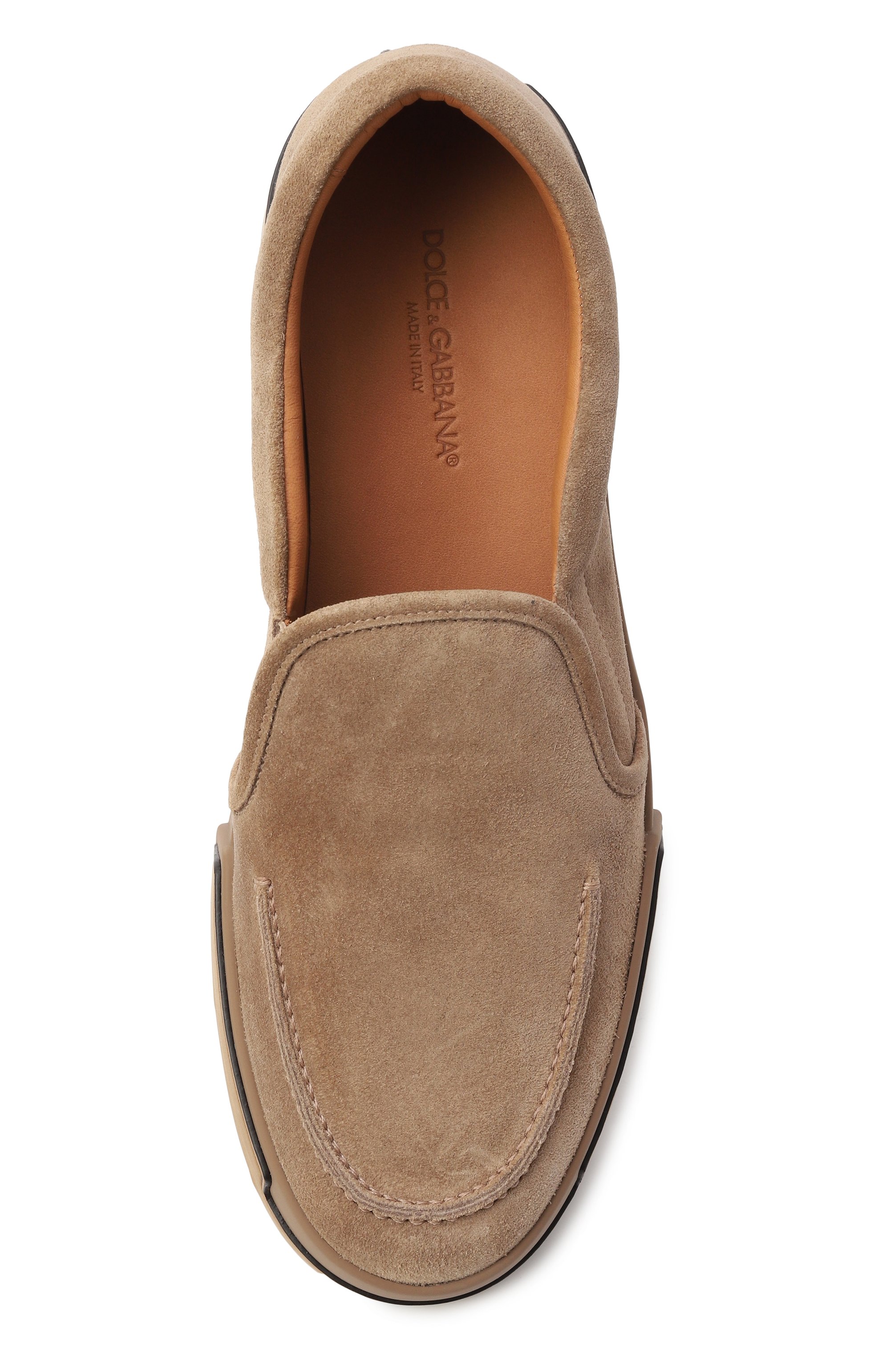 Замшевые слипоны DOLCE & GABBANA, арт. A50732/AT441, фото 6