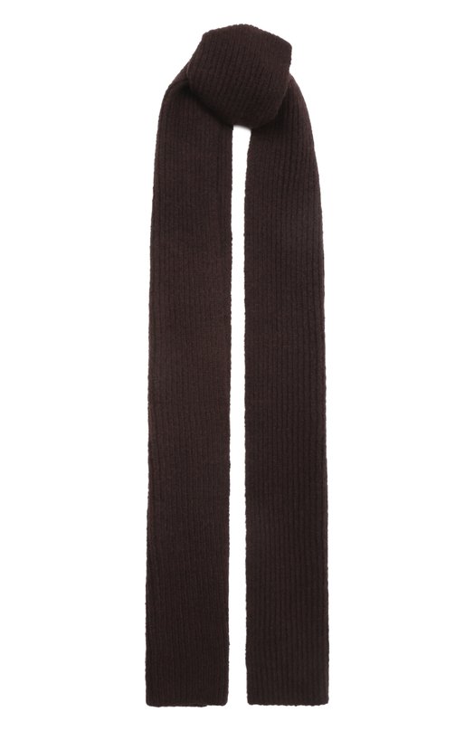 Шерстяной шарф Dries Van Noten 021232-2709-704 Коричневый 021232-2709-704
