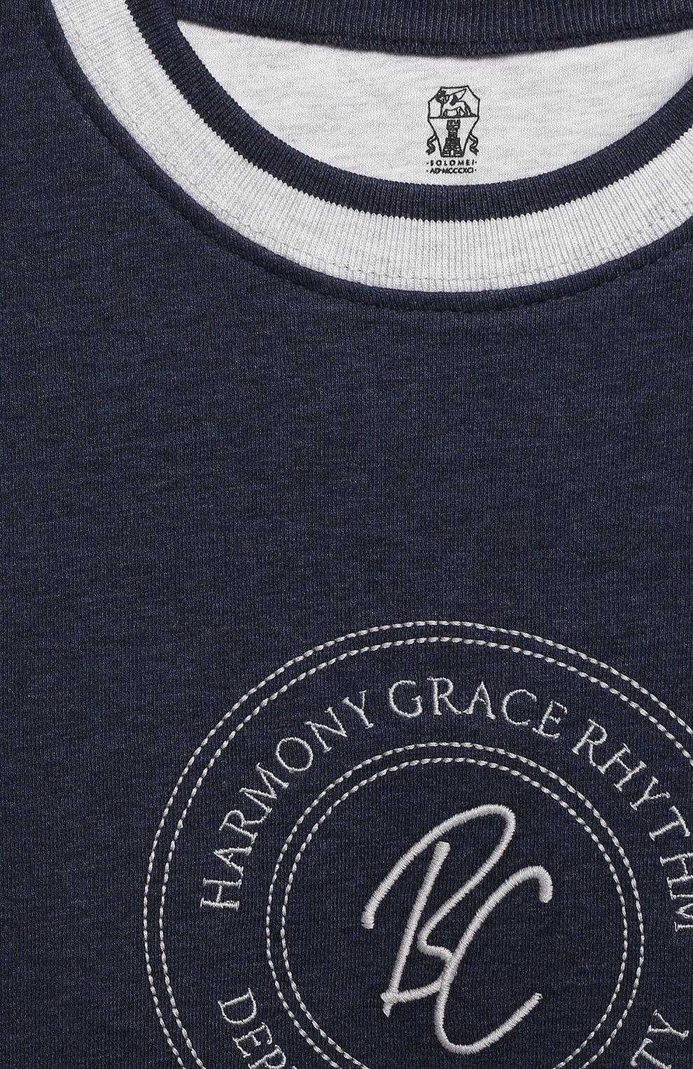 Хлопковый свитшот BRUNELLO CUCINELLI, арт. BD874E162C, фото 3