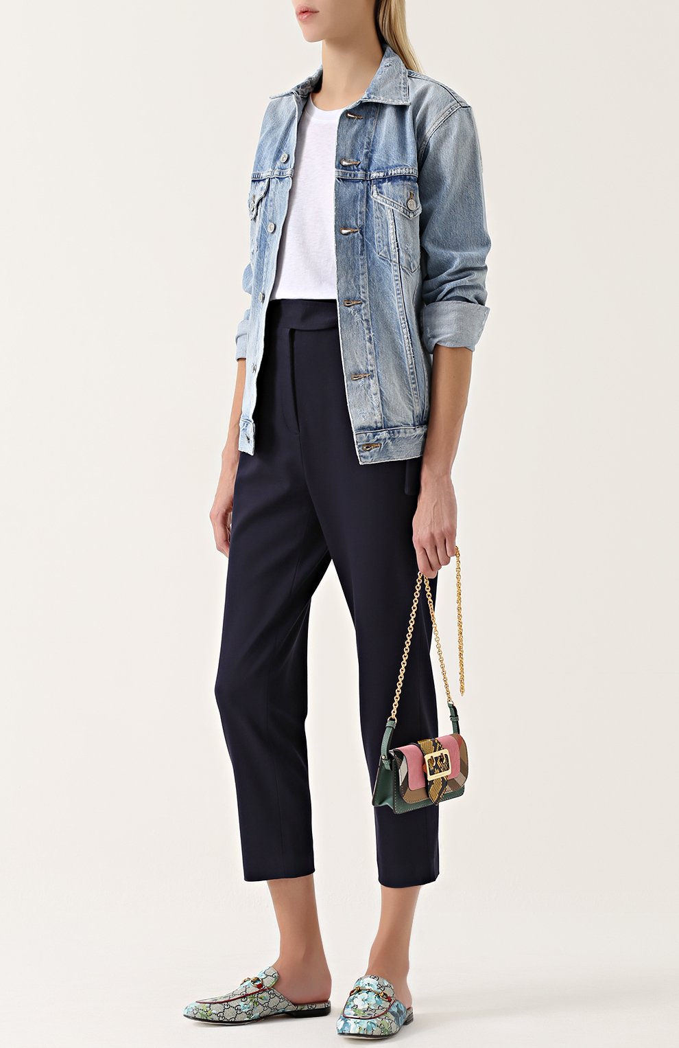 Сабо princetown из текстиля с принтом GUCCI, арт. 432772/KU2P0, фото 2