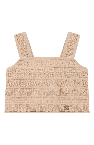 Хлопковый топ ELIE SAAB JUNIOR, арт. EFTP024/TS1124