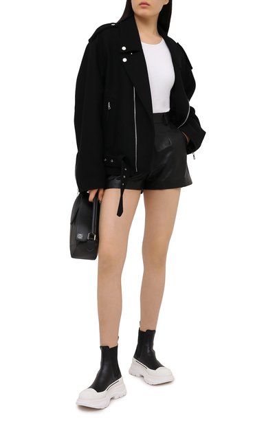 Кожаные шорты DOLCE & GABBANA, арт. FTBYIL/HULJ7, фото 2