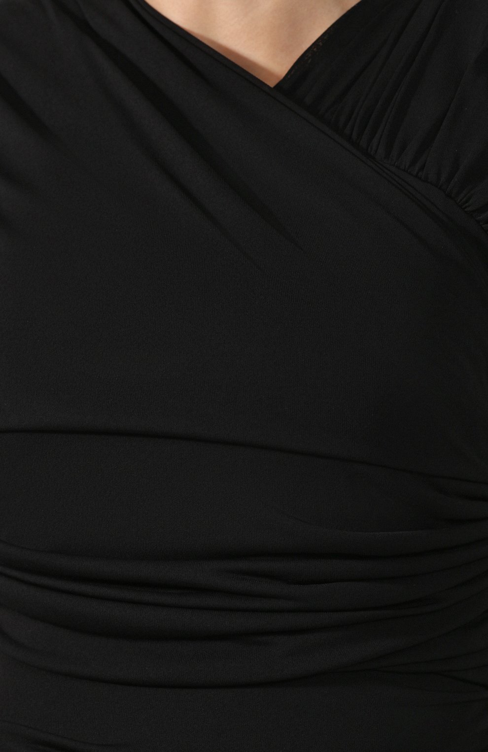 Однотонное приталенное платье из вискозы TOM FORD, арт. ABJ120-FAX216, фото 5