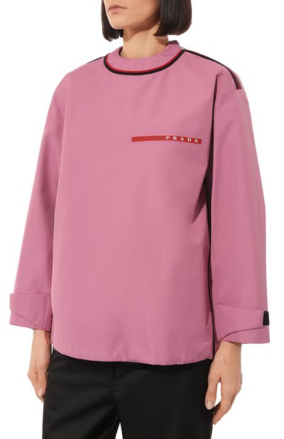 Топ prada linea rossa PRADA розового цвета по цене 170000 руб., арт. 29Y860-1XV1-F01N6-202, фото 3 Топ prada linea rossa PRADA, арт. 29Y860-1XV1-F01N6-202, фото 3