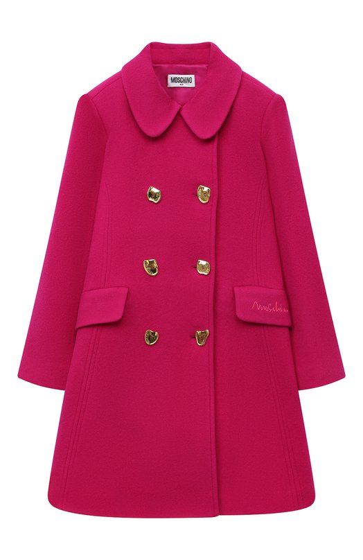 

Шерстяное пальто Moschino, Розовый