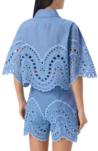 Хлопковая рубашка CHARO RUIZ IBIZA, арт. 263200, фото 4