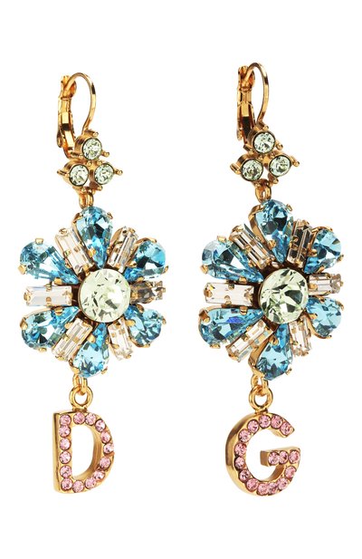 Серьги DOLCE & GABBANA разноцветного цвета по цене 64500 руб., арт. WEM2B7/W1111, фото 3 Серьги DOLCE & GABBANA, арт. WEM2B7/W1111, фото 3