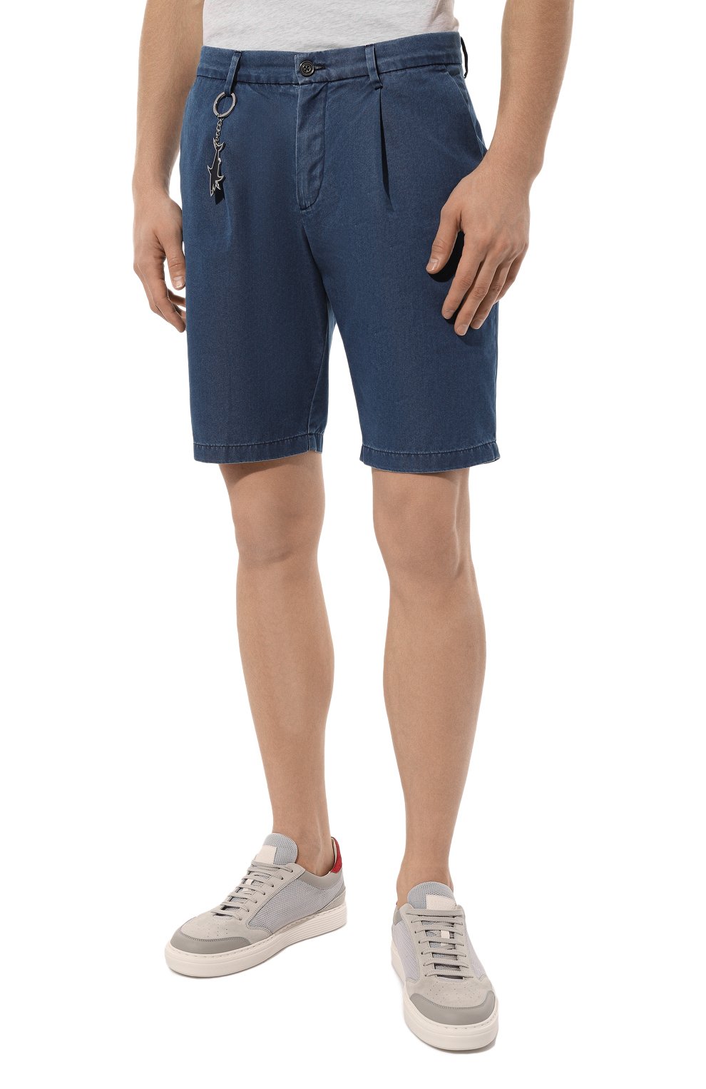 Джинсовые шорты PAUL&SHARK синего цвета по цене 21800 руб., арт. 23414136, фото 3 Джинсовые шорты PAUL&SHARK, арт. 23414136, фото 3