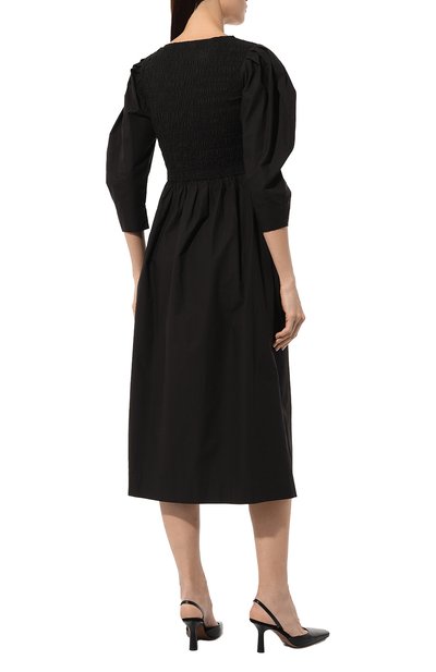 Хлопковое платье GANNI, арт. F8697, фото 4