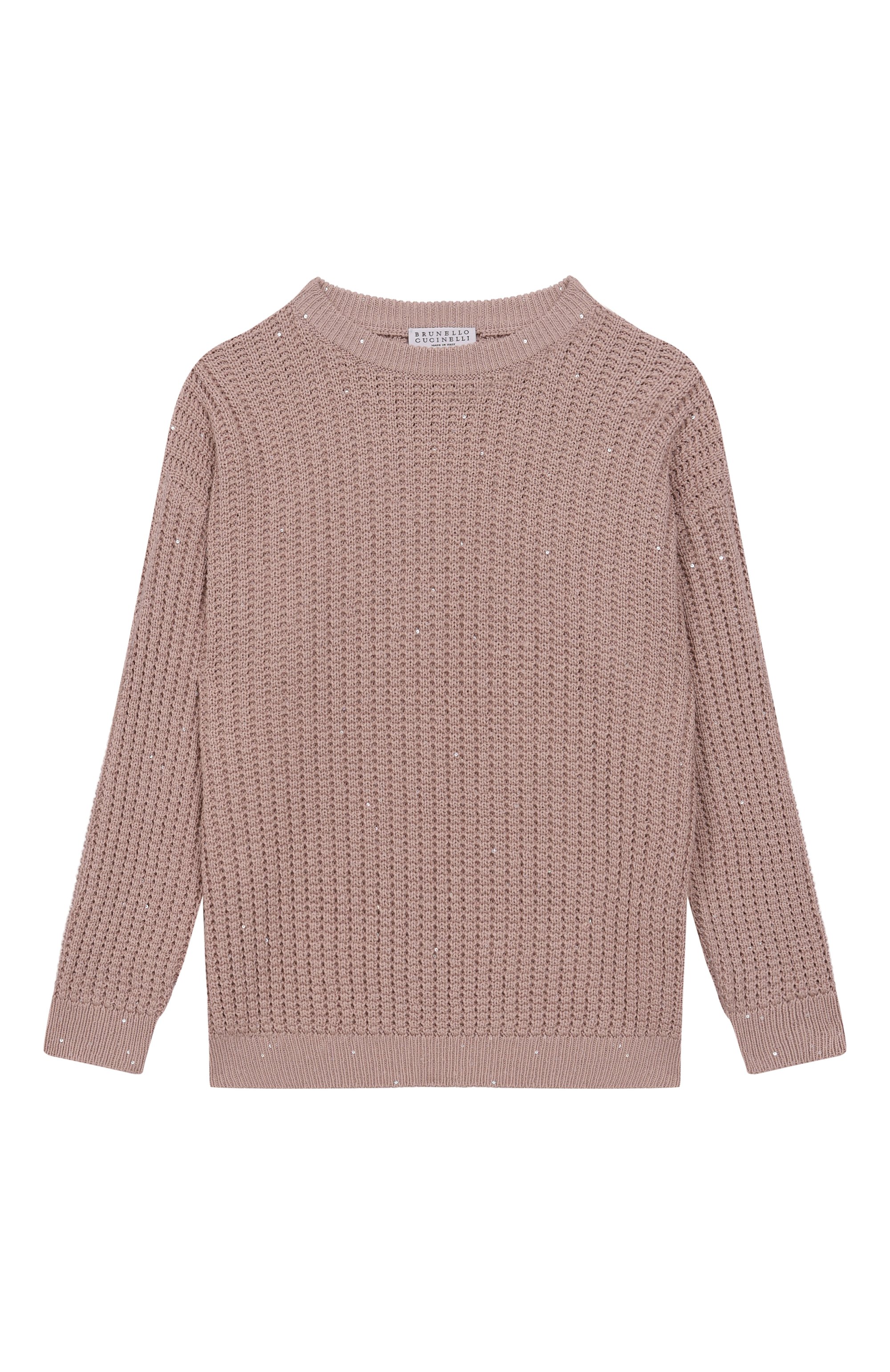 Хлопковый свитер BRUNELLO CUCINELLI, арт. BDVM78100B, фото 1