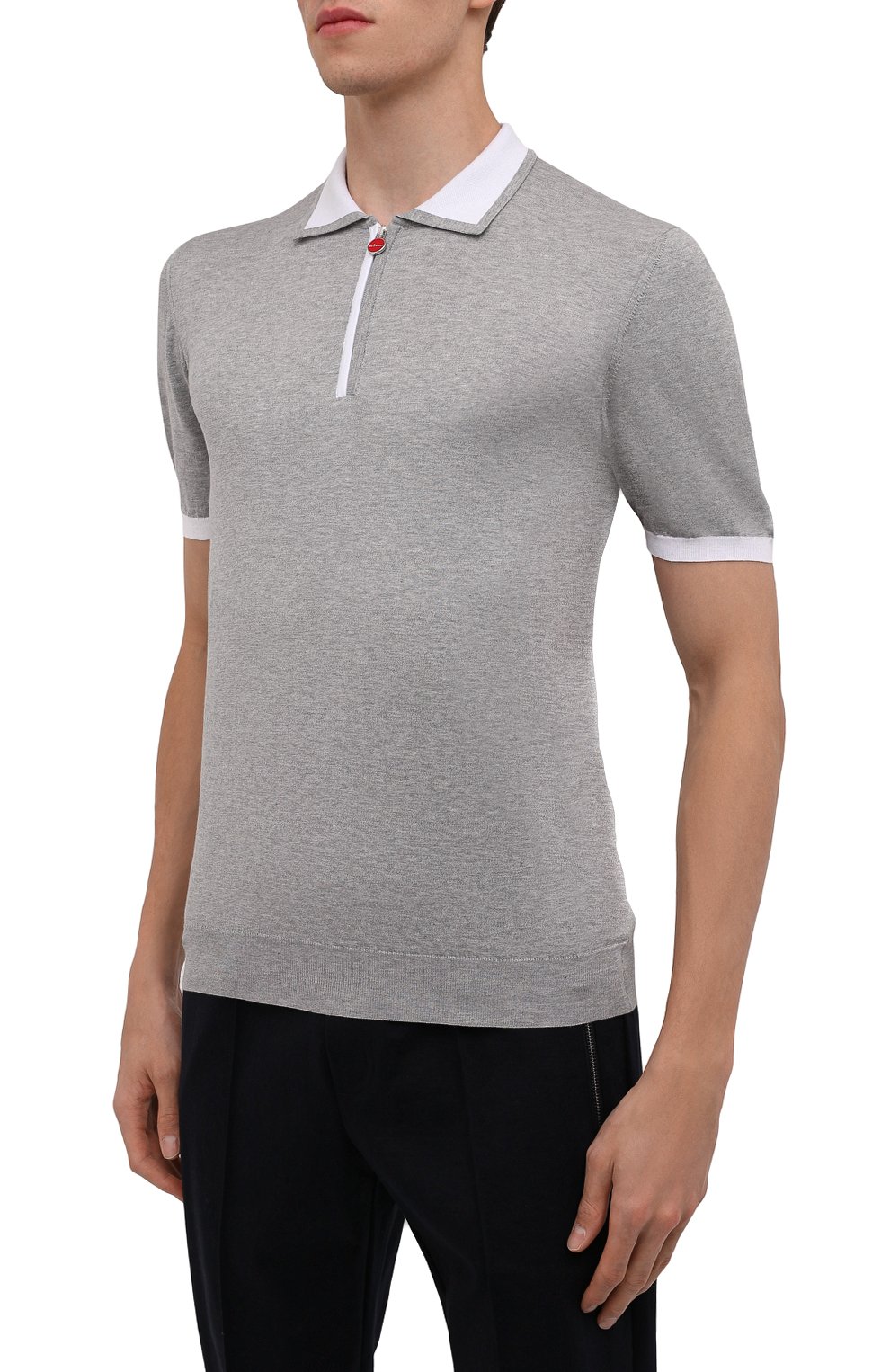 Хлопковое поло KITON, арт. UK571, фото 3