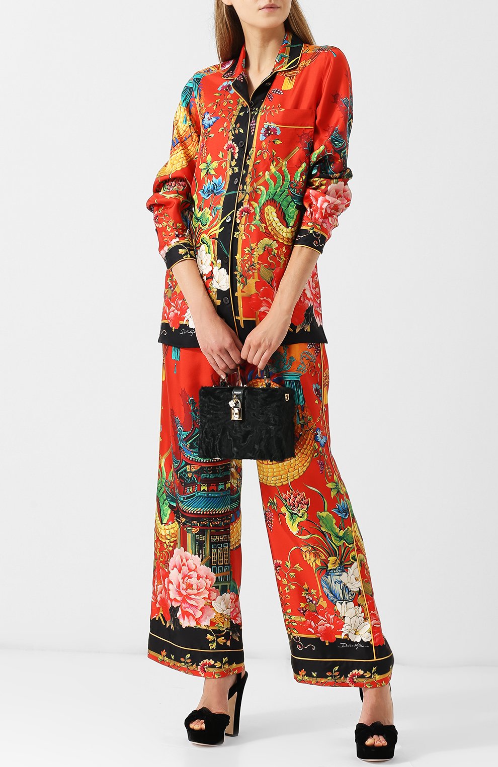 Сумка dolce box с меховой отделкой DOLCE & GABBANA, арт. BB5970/AV181, фото 2