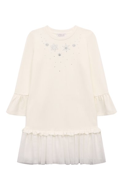 Хлопковое платье MONNALISA, арт. 19D913RU