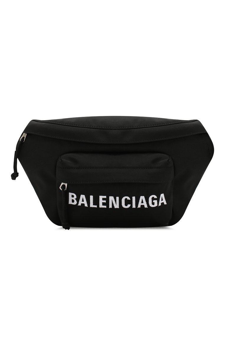 Мужская текстильная поясная сумка wheel BALENCIAGA черного цвета, арт. 533009/HPG1X | Фото 1 (Статус проверки: Проверена категория; Материал: Текстиль; Размер: medium; Случай: Повседневный; Материал сплава: Проставлено; Драгоценные камни: Проставлено)