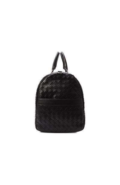 Сумка intrecciato cabin duffle BOTTEGA VENETA черного цвета по цене 799500 руб., арт. 795287 V2HL1, фото 4 Сумка intrecciato cabin duffle BOTTEGA VENETA, арт. 795287 V2HL1, фото 4